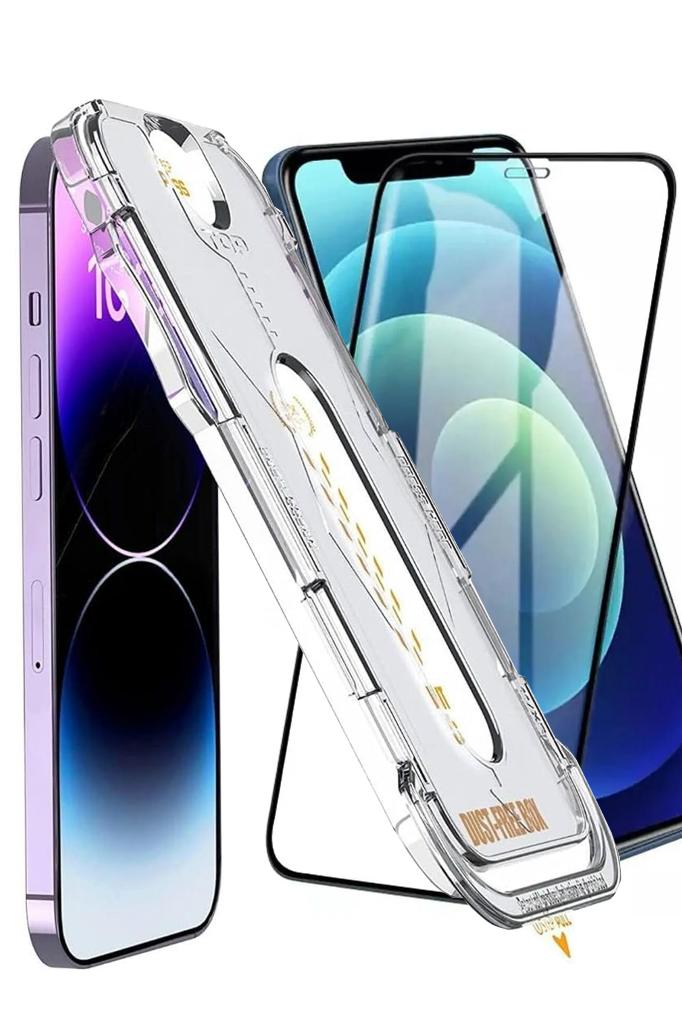 İphone 12 Pro Max Magıc Otomatik Kolay Hizalama Aparatlı Cam Ekran Koruyucu Poınt Magic İphone 12 Pro Max Magıc Otomatik Kolay Hizalama Aparatlı Cam Ekran Koruyucu Poınt Magic
