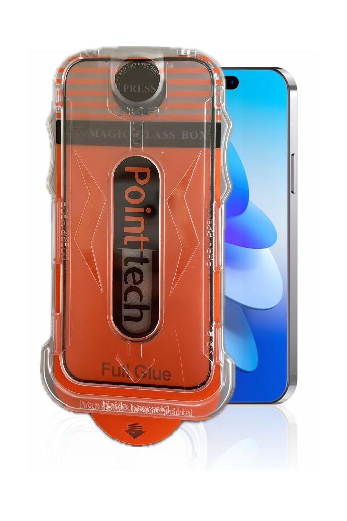 İphone 15 Magıc Otomatik Kolay Hizalama Aparatlı Cam Ekran Koruyucu Poınt Magic İphone 15 Magıc Otomatik Kolay Hizalama Aparatlı Cam Ekran Koruyucu Poınt Magic